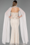 Abendkleid Lang Spitze Beige ABU6360