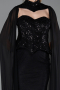 Abendkleid Lang Spitze Schwarz ABU6360