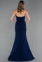 Abendkleid Lang Marineblau ABU6374