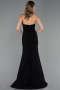 Abendkleid Lang Schwarz ABU6374
