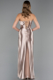 Abschlusskleid Lang Beige ABU4944