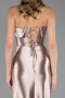 Abschlusskleid Lang Beige ABU4944
