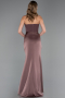 Hellbraun Abschlusskleid Satin Lang ABU6061