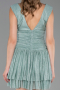 Partykleid Kurz Minzgrün ABK2670