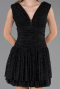 Partykleid Kurz Schwarz ABK2670