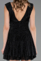 Partykleid Kurz Schwarz ABK2670