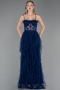 Abendkleid Lang Marineblau ABU2822