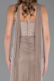 Abschlusskleid Lang Beige ABU6378