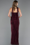 Abschlusskleid Lang Weinrot ABU6378