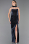 Abschlusskleid Lang Marineblau ABU6378