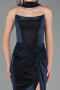 Abschlusskleid Lang Marineblau ABU6378