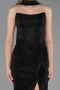 Abschlusskleid Lang Schwarz ABU6378