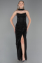 Abschlusskleid Lang Schwarz ABU6378