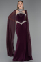 Abendkleid im Meerjungfrau-Stil Lang Violette ABU5866
