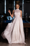 Abendkleid Lang Chiffon Beige ABU6352