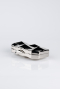 Abendtasche Metall Platin SH921