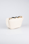 Abendtasche Leder Beige KC476