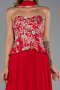 Abendkleid Lang Chiffon Rot ABU6391