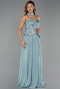 Abendkleid Lang Chiffon Minzgrün ABU6391
