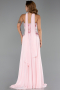 Abendkleid Lang Chiffon Puder ABU6391