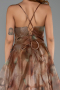 Abendkleid Lang Khaki ABU5053