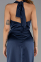 Partykleid Midi Satin Marineblau ABK2506