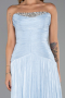 Abendkleid Lang Chiffon Eisblau ABU6277