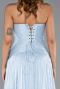 Abendkleid Lang Chiffon Eisblau ABU6277