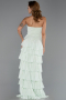 Abschlusskleid Lang Chiffon Minzgrün ABU6397