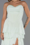 Abschlusskleid Lang Chiffon Minzgrün ABU6397