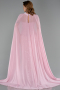 Abendkleid Lang Perlenbesetzt Puder ABU6372
