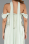 Abendkleid Lang Chiffon Minzgrün ABU6400