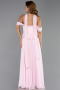 Abendkleid Lang Chiffon Puder ABU6400