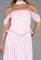 Abendkleid Lang Chiffon Puder ABU6400