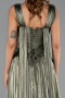 Abendkleid Lang Chiffon Khaki ABU6403
