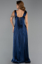 Abendkleid Lang Chiffon Marineblau ABU6403
