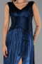 Abendkleid Lang Chiffon Marineblau ABU6403
