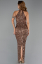 Abendkleid Lang Kupfer ABU6404