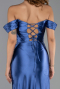 Indigo Abendkleid Lang ABU3611
