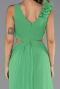 Abschlusskleid Lang Chiffon Grün ABU6354