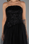 Abendkleid Lang Schwarz ABU6412