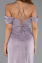 Abschlusskleid Lang Lavendel ABU5925