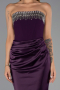 Abendkleid im Meerjungfrau-Stil Lang Satin Violette ABU5820