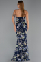 Abendkleid Lang Marineblau ABU6421