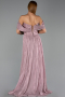 Puder Abendkleid Chiffon Lang ABU6478
