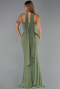 Abschlusskleid Lang Öl Grün ABU5564