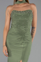 Abschlusskleid Lang Öl Grün ABU5564