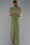 Standesamtkleid Lang Khaki ABU5889