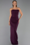 Standesamtkleid Lang Pflaume ABU5889