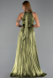 Abschlusskleid Lang Chiffon Khaki ABU6428